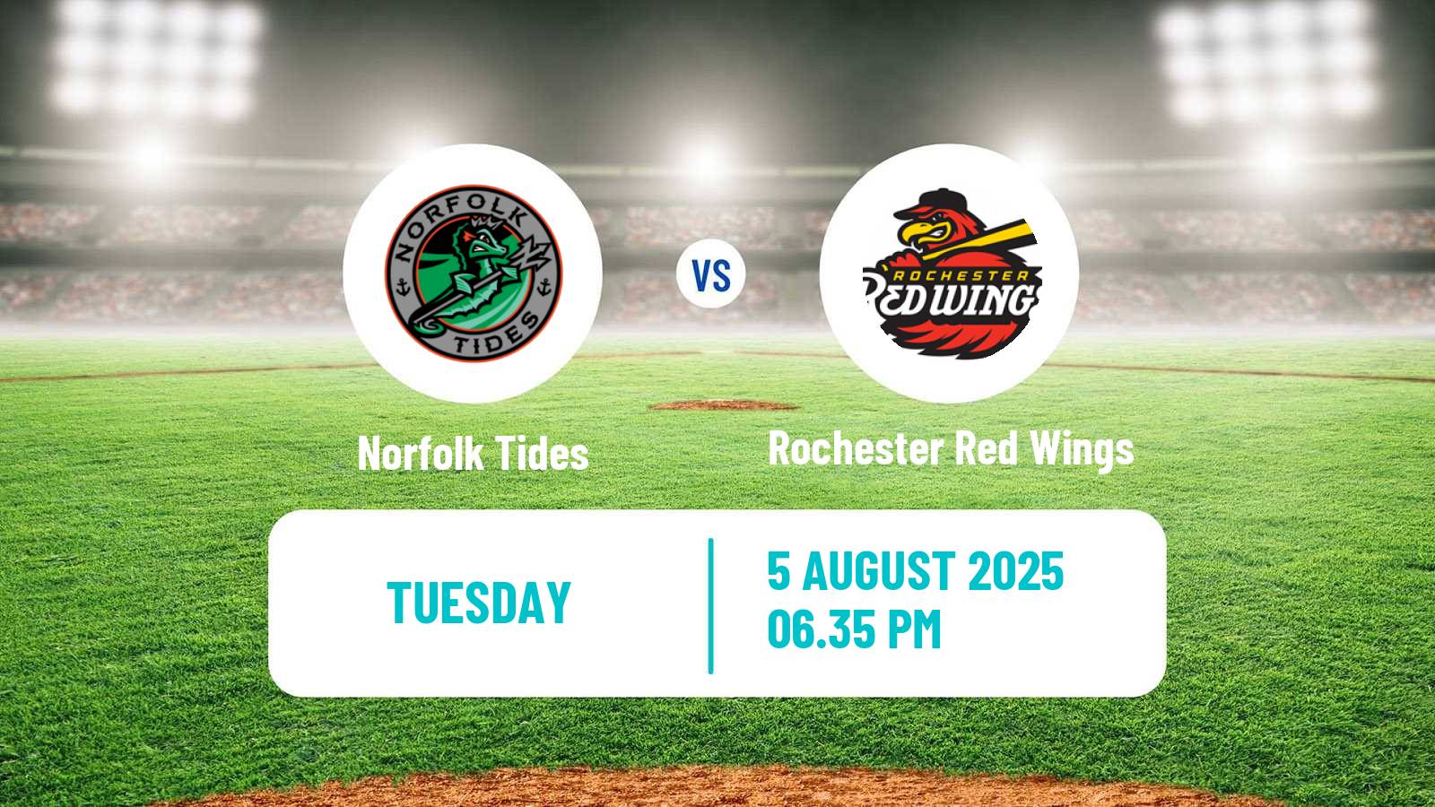 Baseball IL Norfolk Tides - Rochester Red Wings