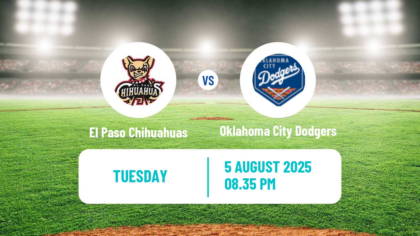Baseball PCL El Paso Chihuahuas - Oklahoma City Dodgers
