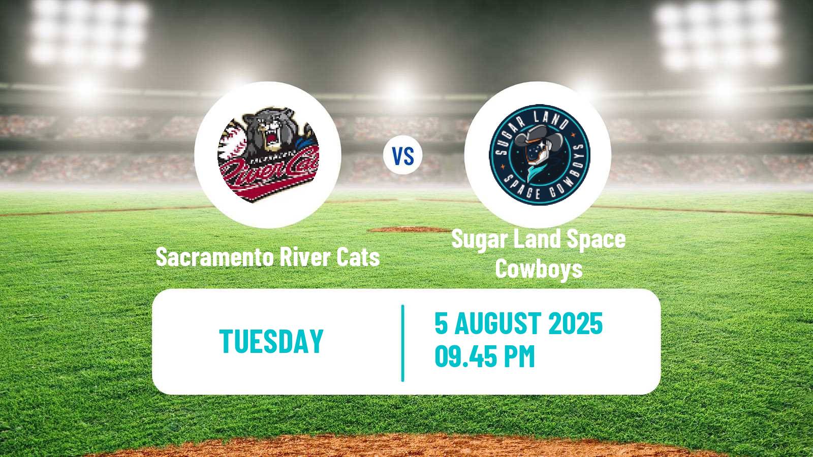 Baseball PCL Sacramento River Cats - Sugar Land Space Cowboys