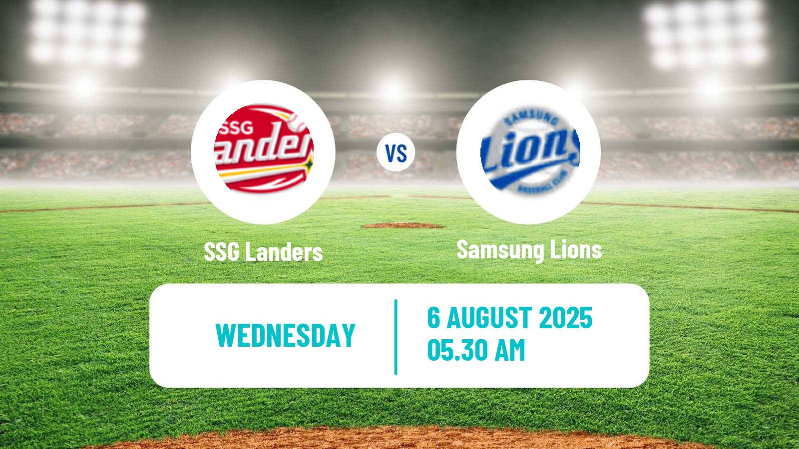 Baseball KBO SSG Landers - Samsung Lions