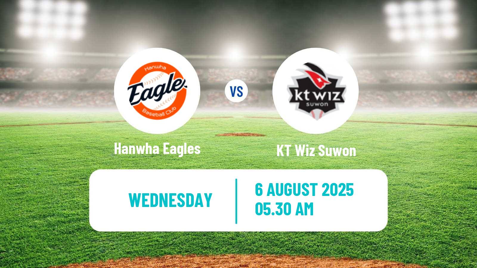Baseball KBO Hanwha Eagles - KT Wiz Suwon