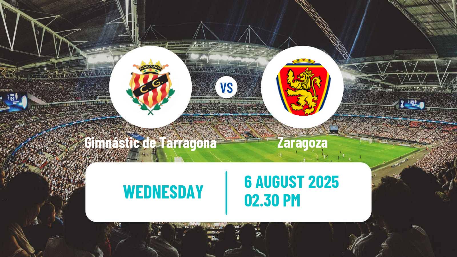 Football Club Friendly Gimnástic de Tarragona - Zaragoza