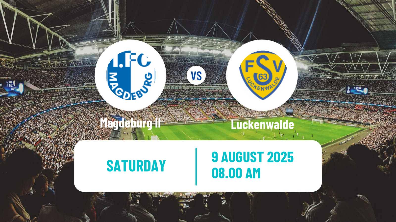 Football German Regionalliga Nordost Magdeburg II - Luckenwalde