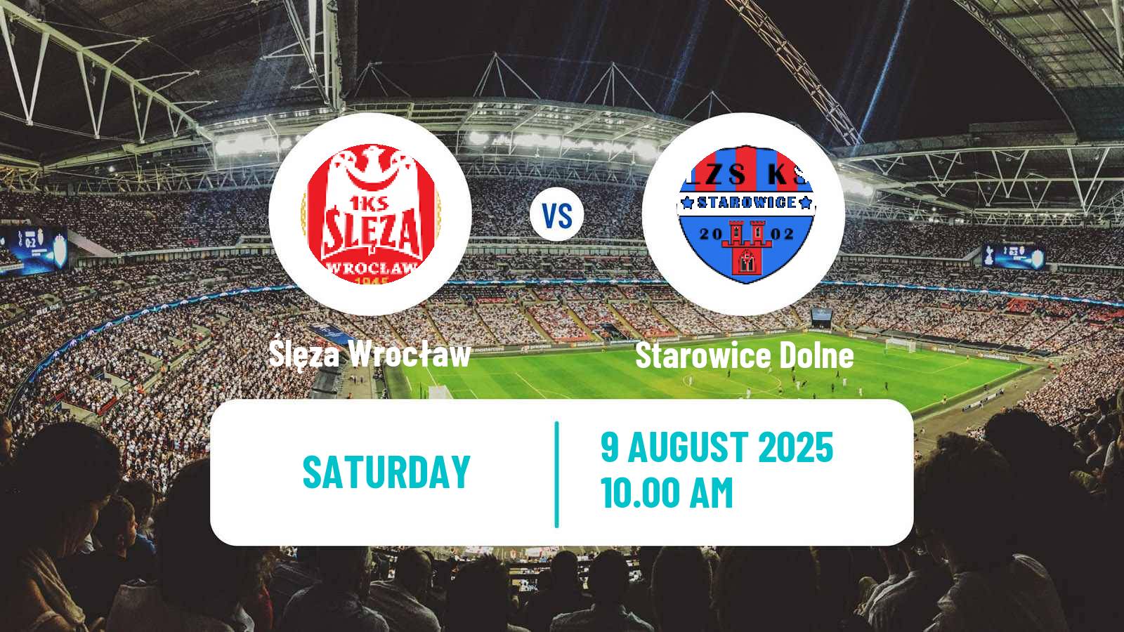 Football Polish Division 3 - Group III Ślęza Wrocław - Starowice Dolne