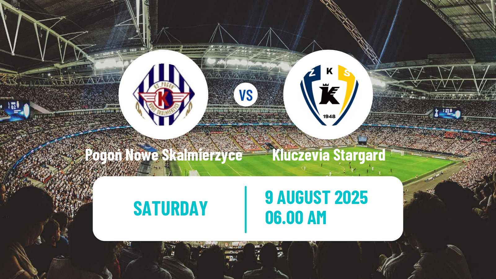 Football Polish Division 3 - Group II Pogoń Nowe Skalmierzyce - Kluczevia Stargard