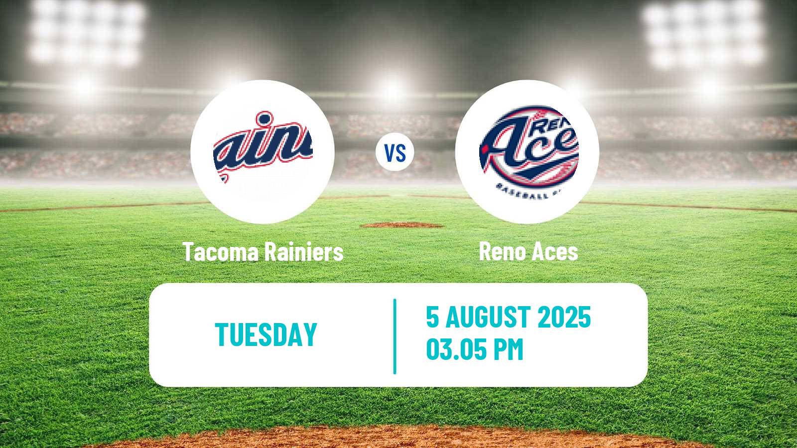 Baseball PCL Tacoma Rainiers - Reno Aces