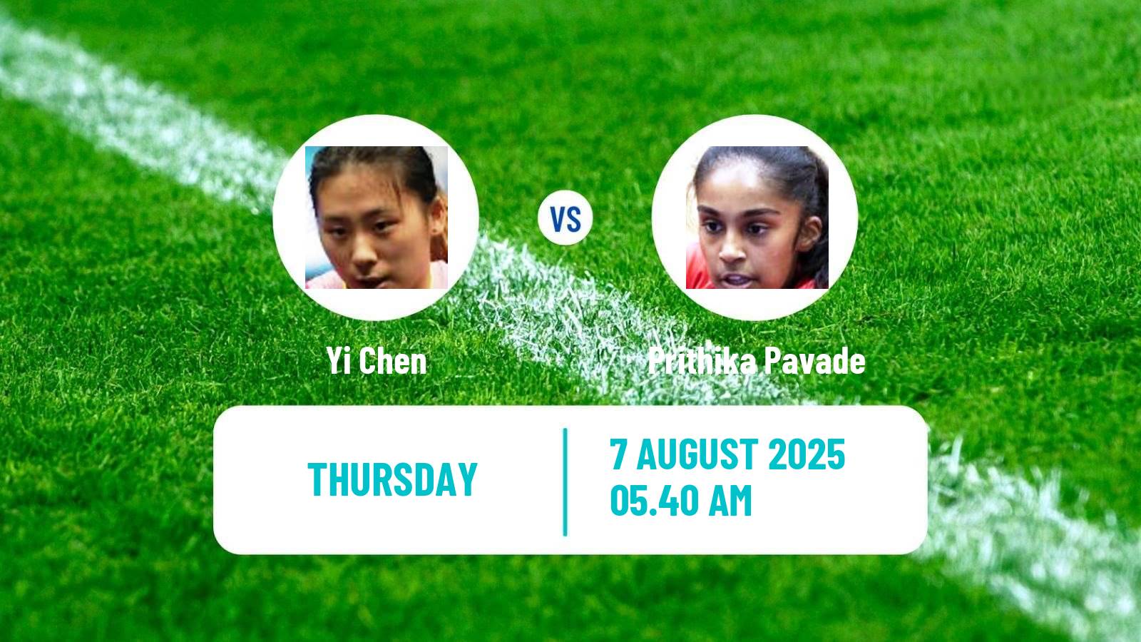 Table tennis Wtt Champions Yokohama Women Yi Chen - Prithika Pavade