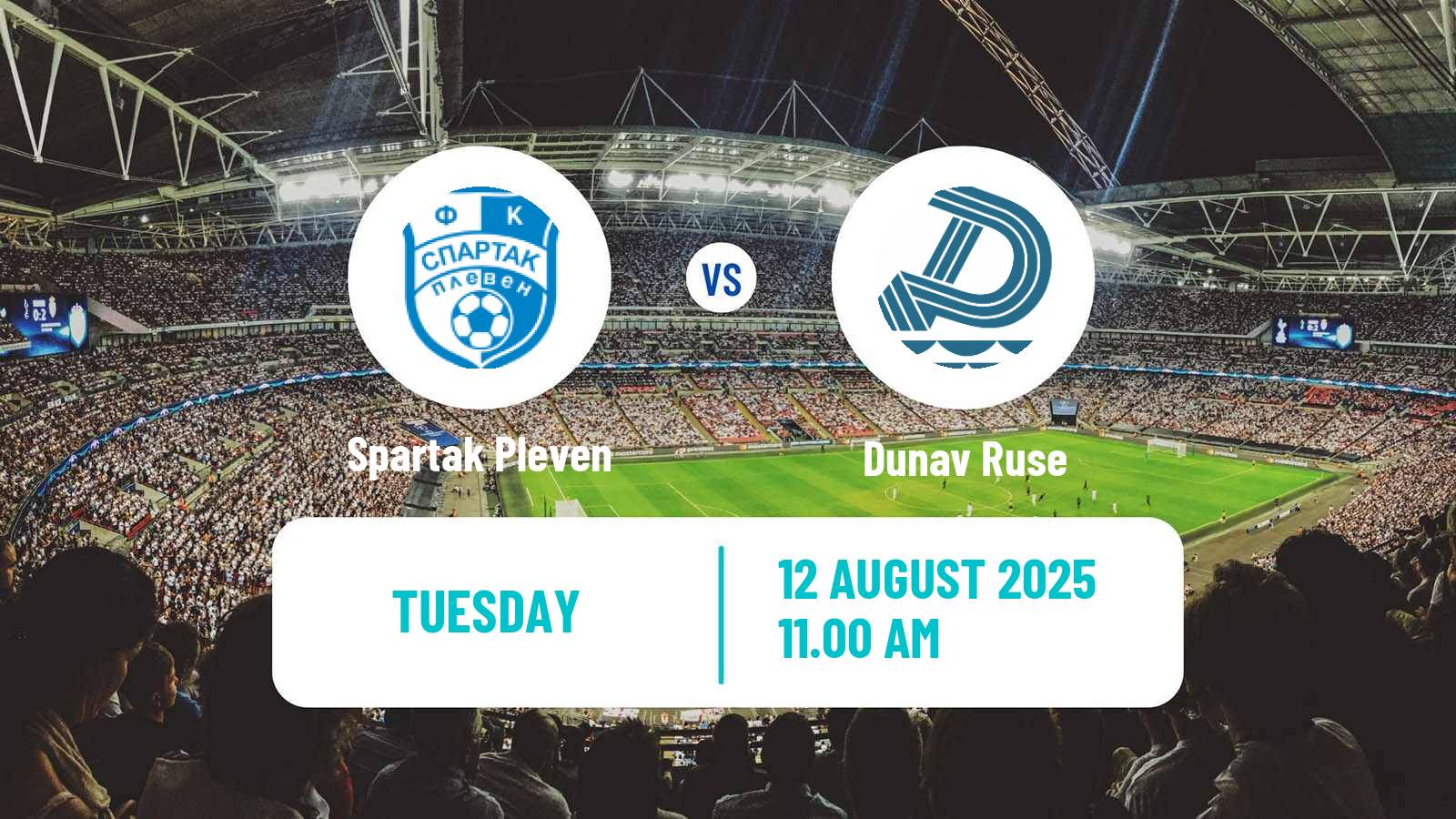 Football Bulgarian Vtora Liga Spartak Pleven - Dunav Ruse