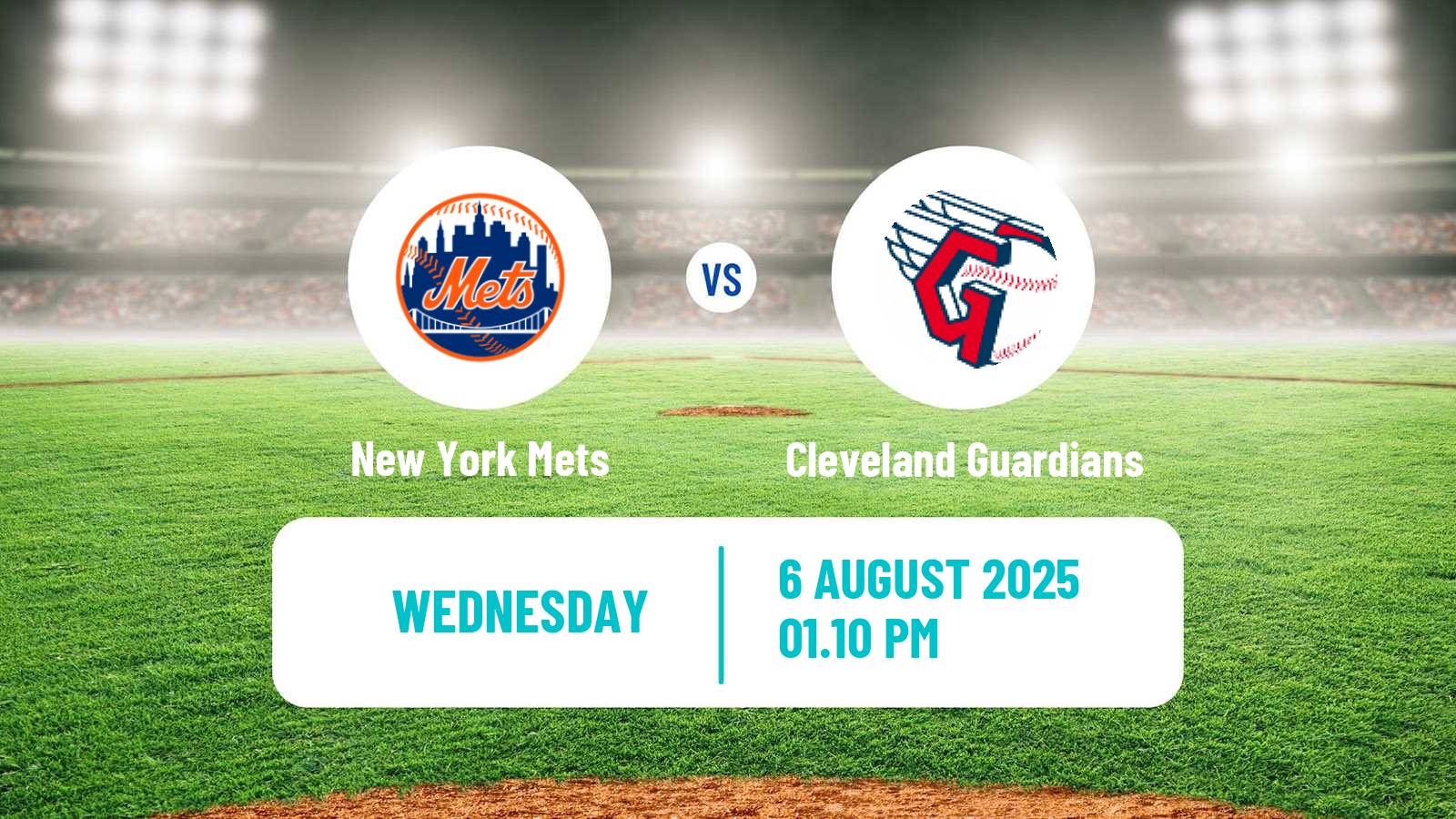 Baseball MLB New York Mets - Cleveland Guardians