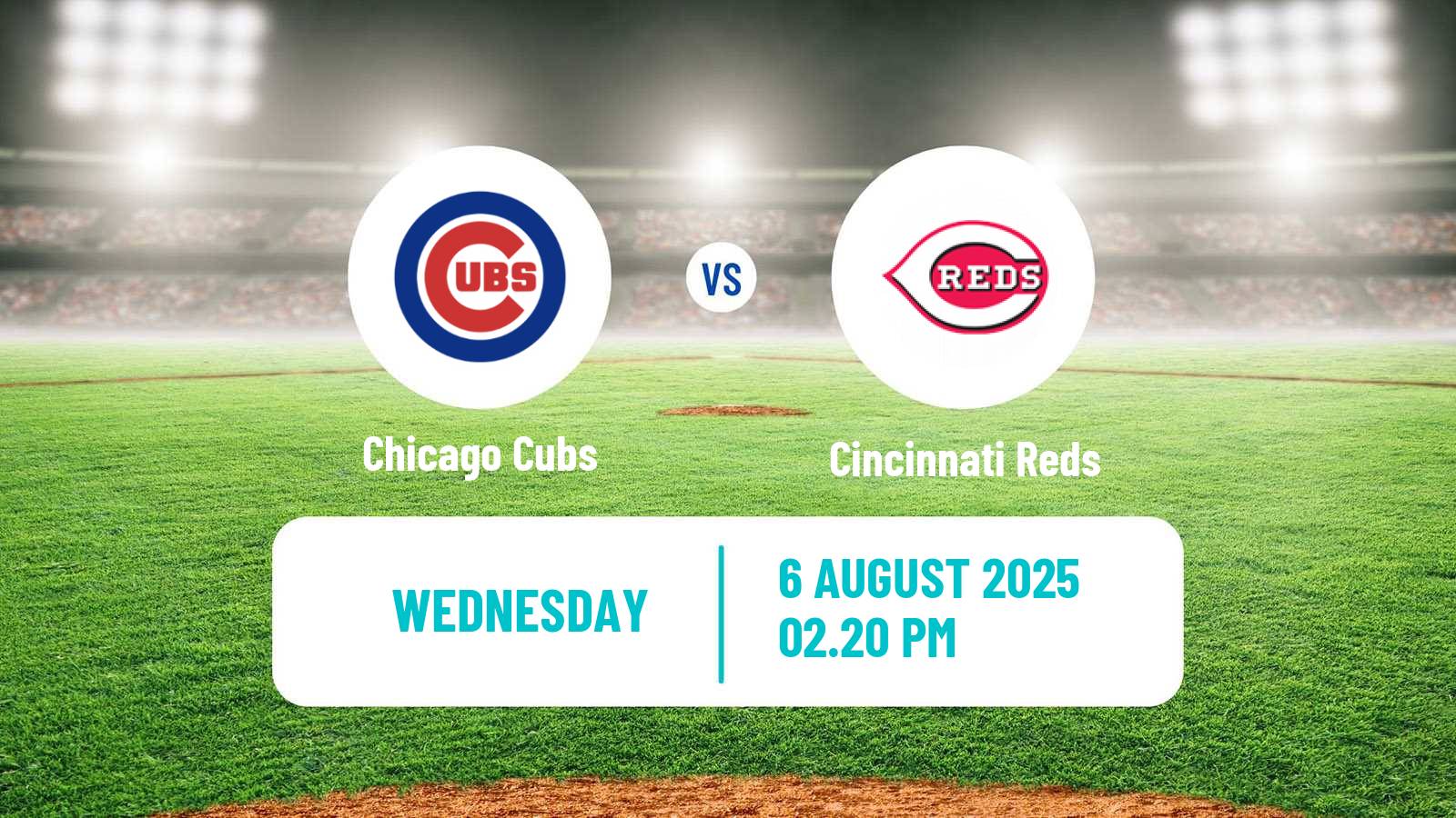 Baseball MLB Chicago Cubs - Cincinnati Reds