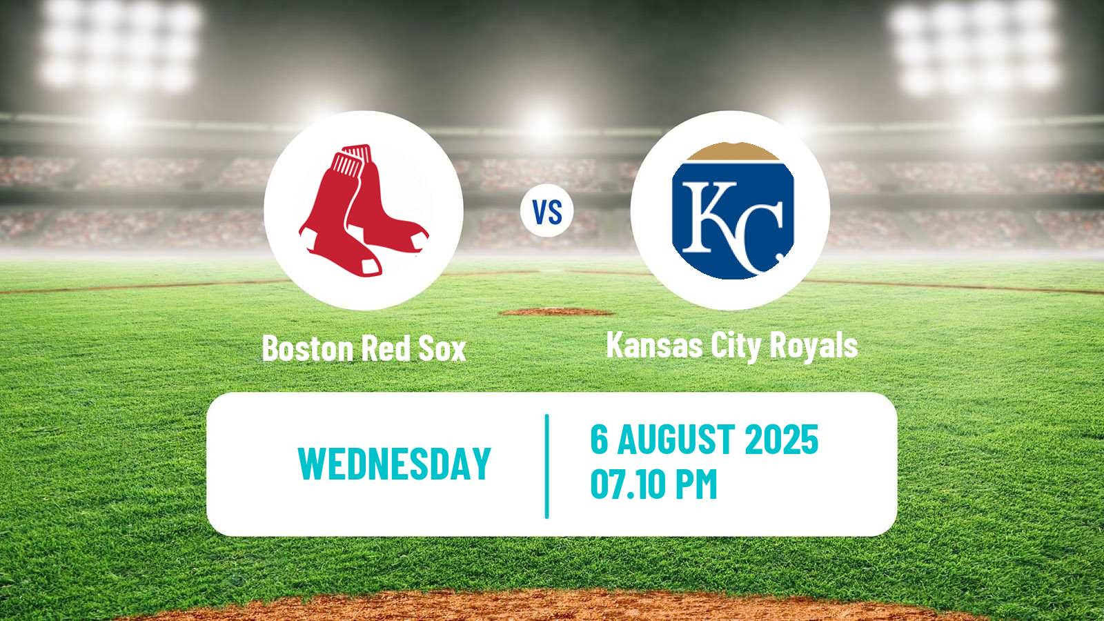Baseball MLB Boston Red Sox - Kansas City Royals