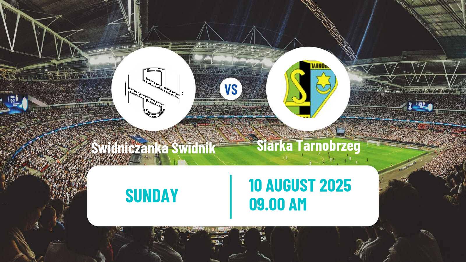 Football Polish Division 3 - Group IV Świdniczanka Świdnik - Siarka Tarnobrzeg