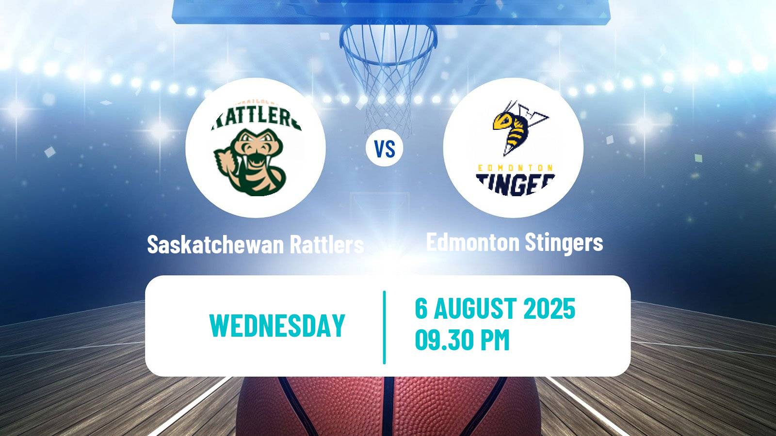 Basketball Canadian CEBL Saskatchewan Rattlers - Edmonton Stingers