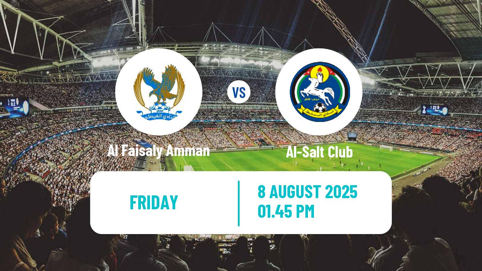 Football Jordan Premier League Al Faisaly Amman - Al-Salt