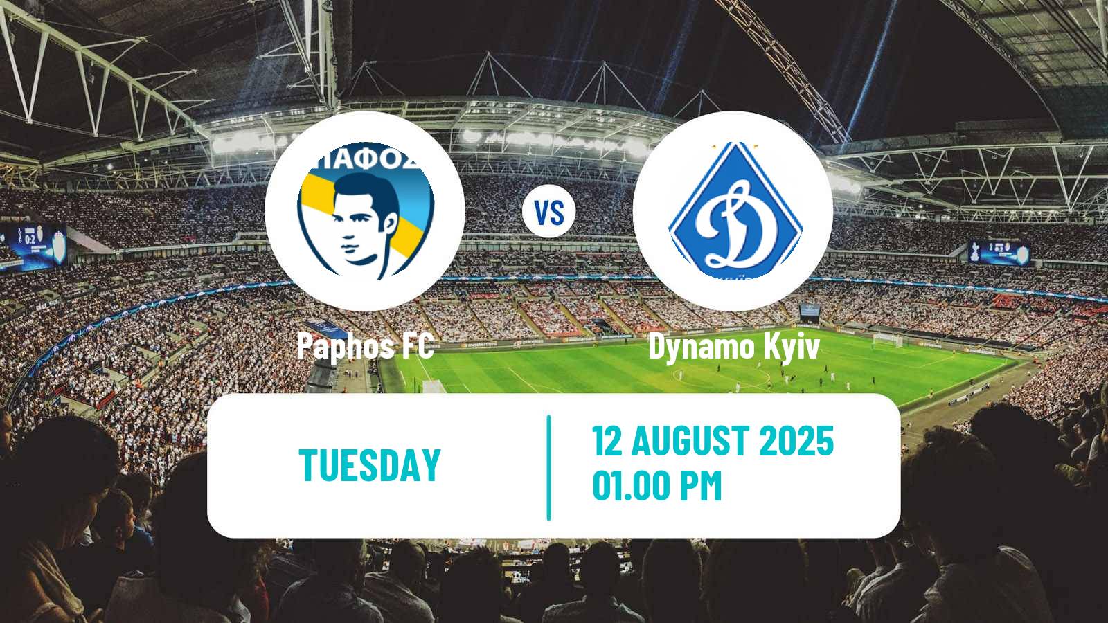 Football UEFA Champions League Paphos - Dynamo Kyiv