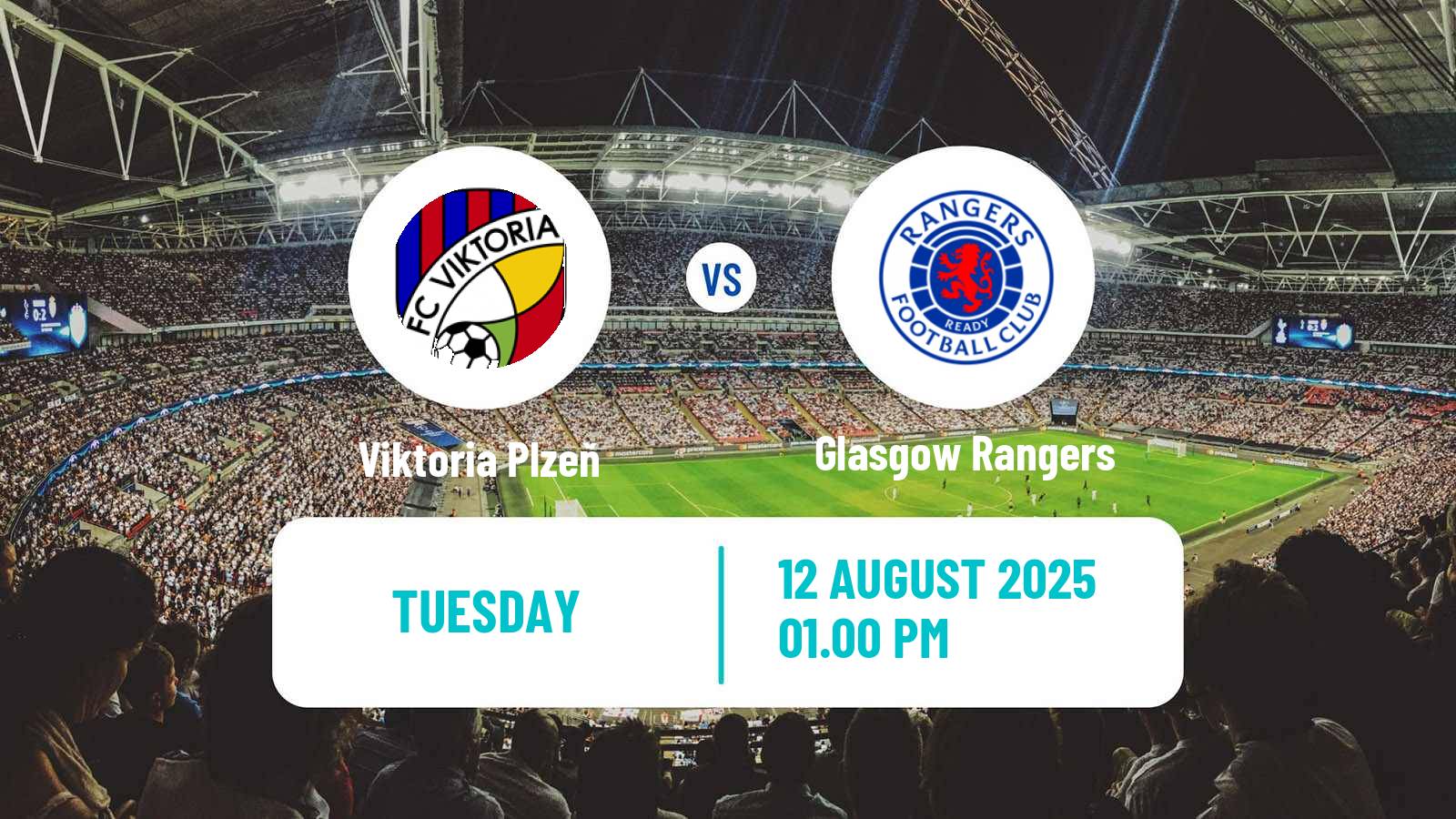 Football UEFA Champions League Viktoria Plzeň - Glasgow Rangers