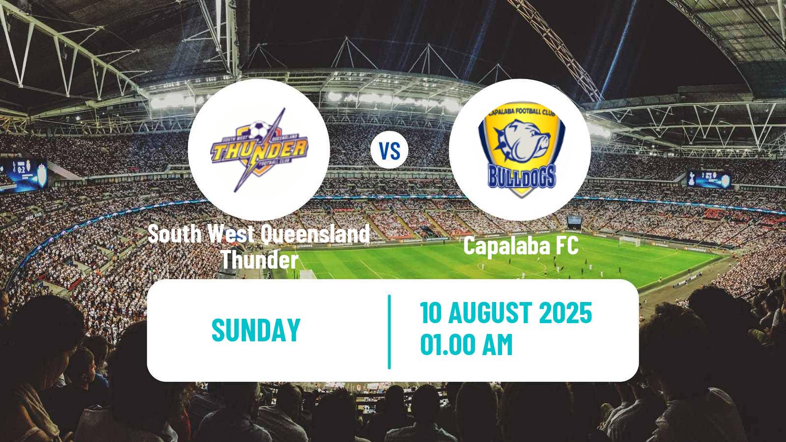Football Australian Queensland Premier League South West Queensland Thunder - Capalaba