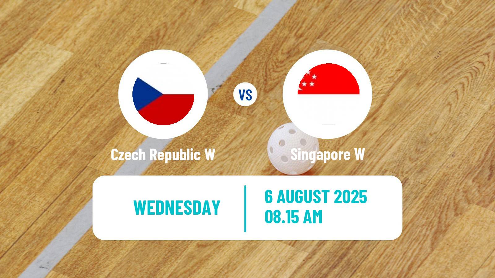 Floorball World Games Floorball Women Czech Republic W - Singapore W
