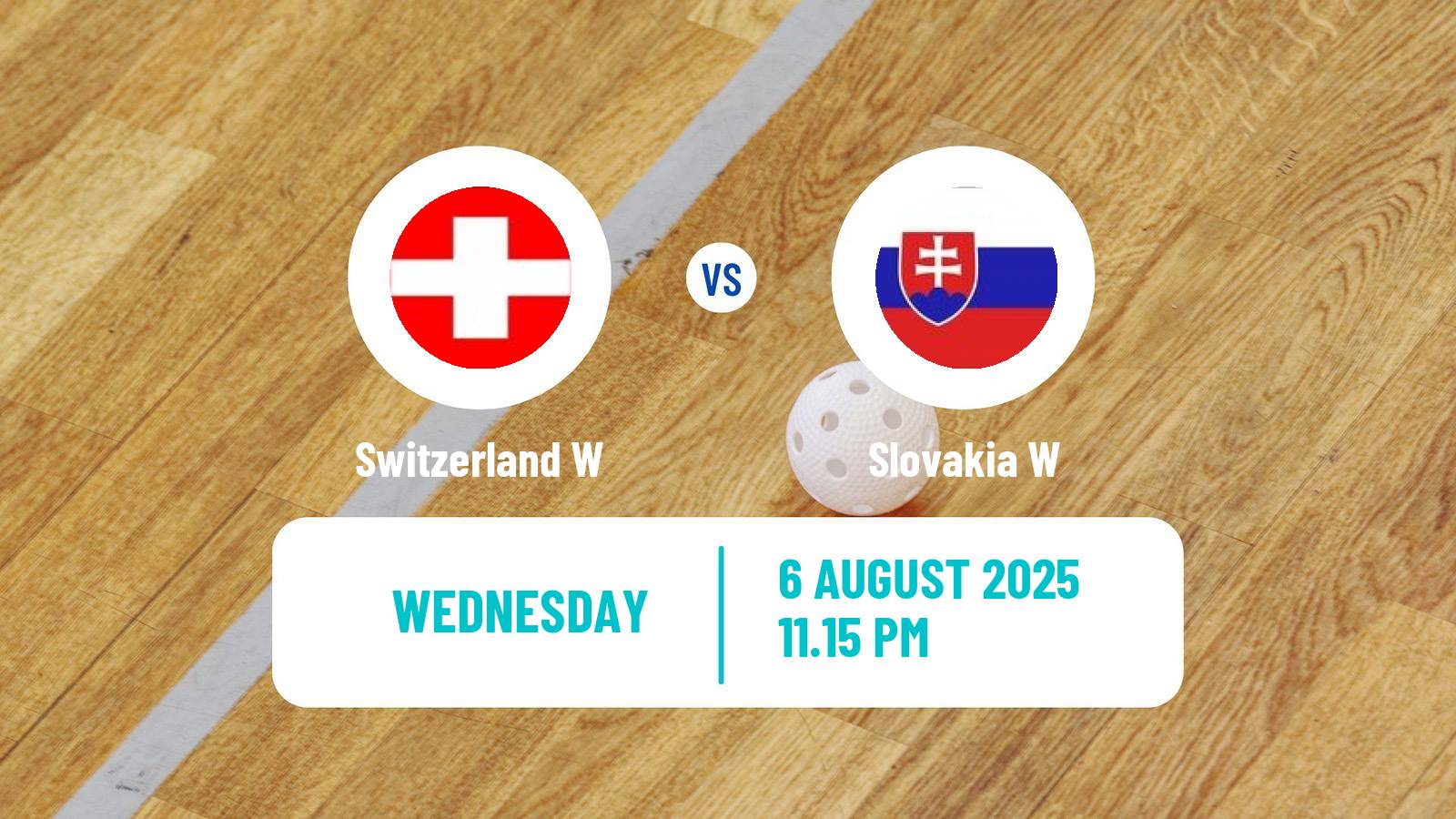Floorball World Games Floorball Women Switzerland W - Slovakia W