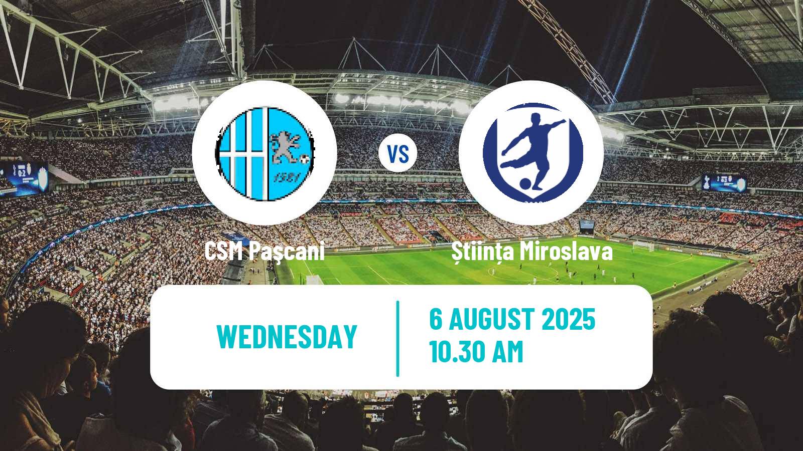 Football Romanian Cup Paşcani - Știința Miroslava