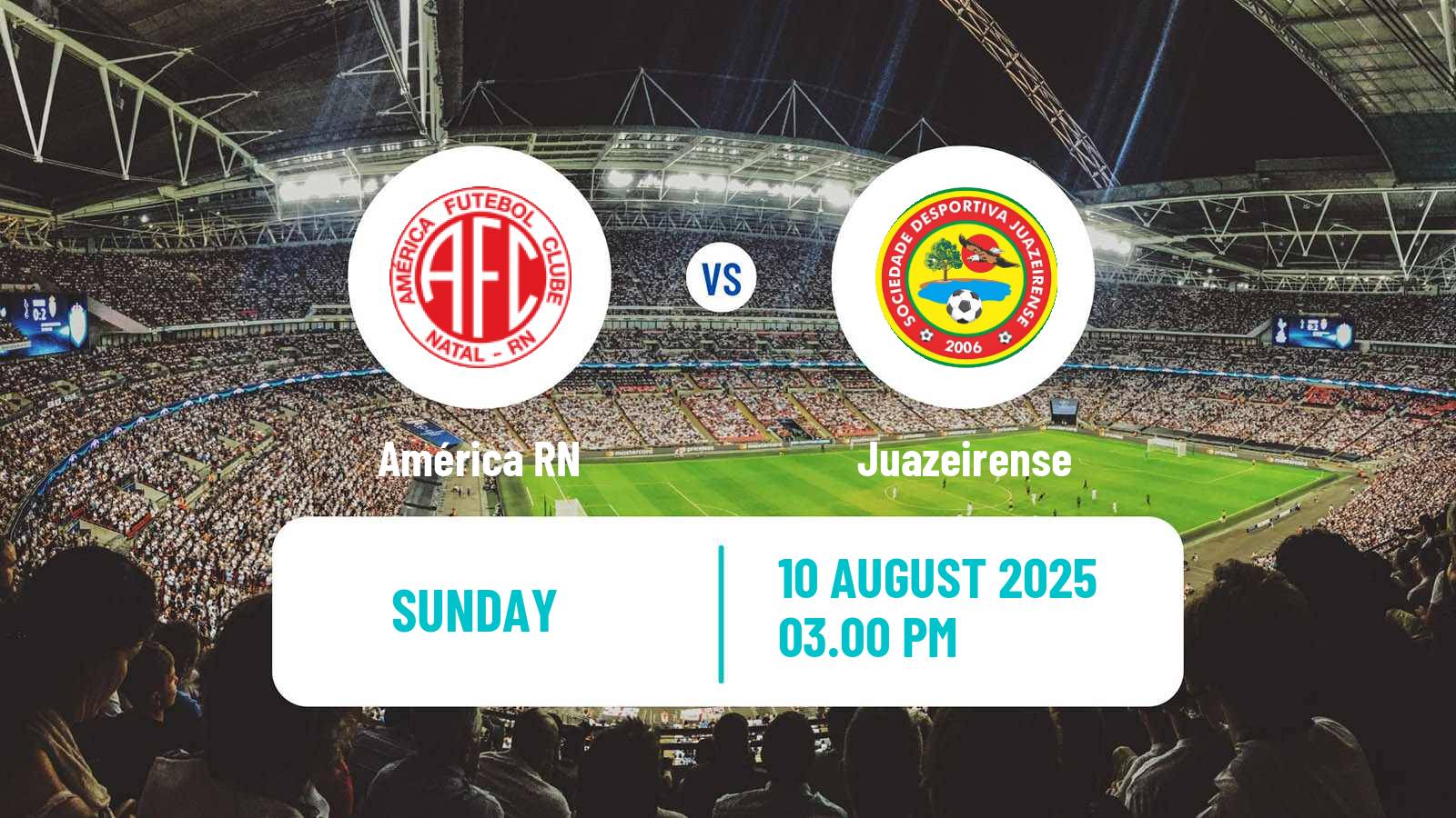 Football Brazilian Serie D América RN - Juazeirense