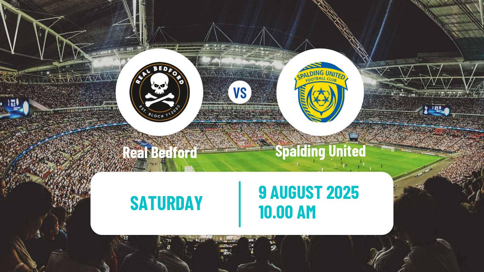 Football English Southern League Central Division Real Bedford - Spalding United
