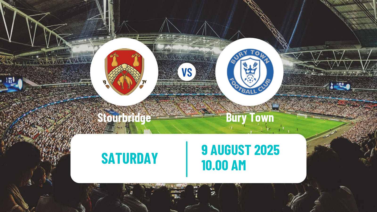 Football English Southern League Central Division Stourbridge - Bury Town