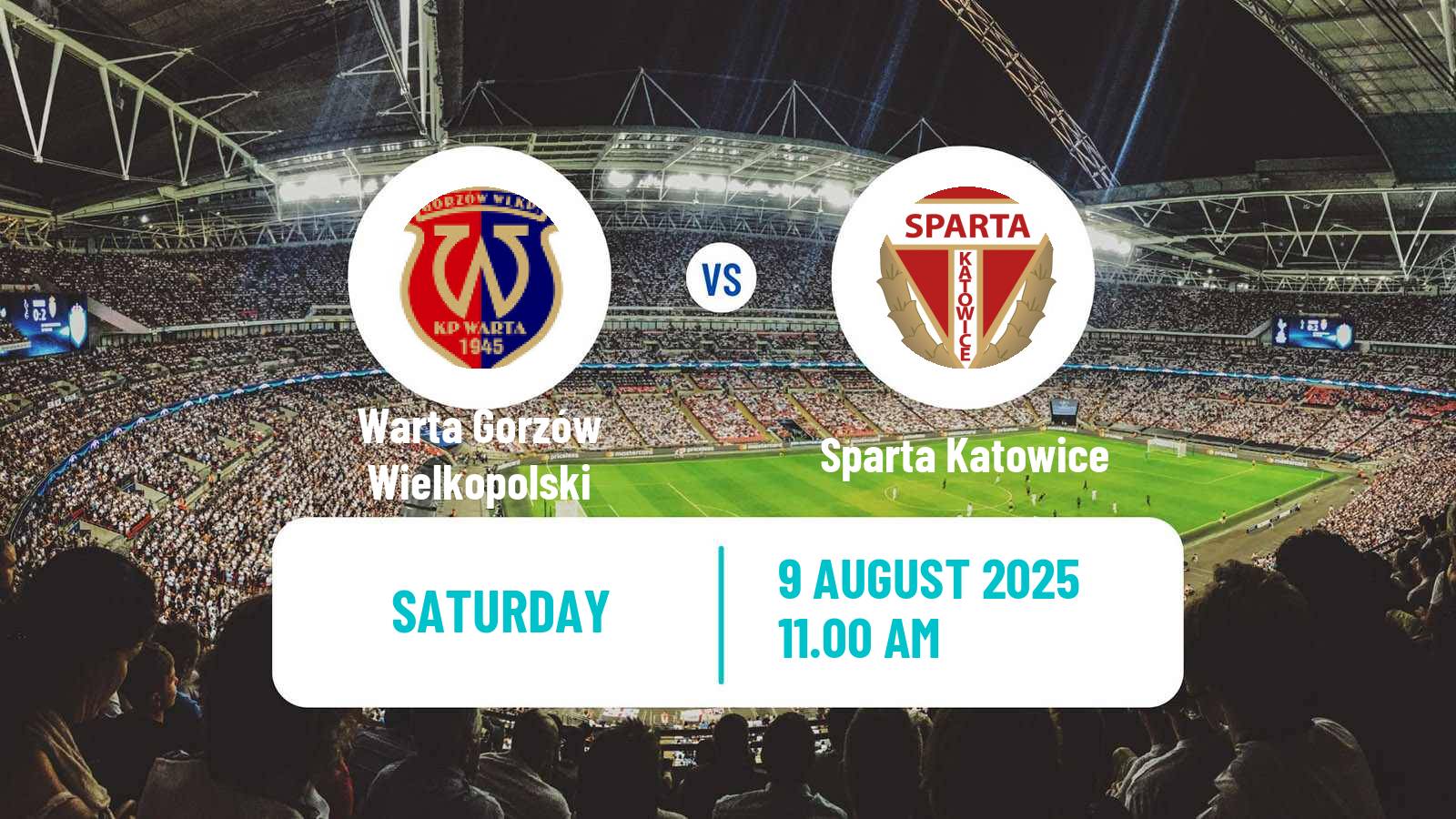 Football Polish Division 3 - Group III Warta Gorzów Wielkopolski - Sparta Katowice