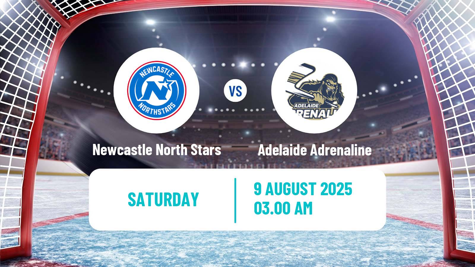 Hockey Australian Ice Hockey League Newcastle North Stars - Adelaide Adrenaline