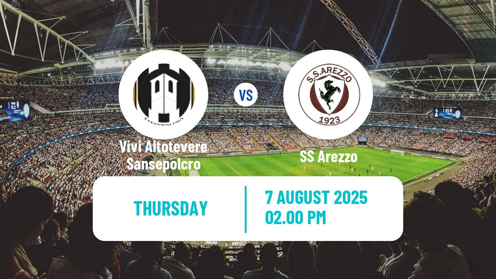 Football Club Friendly Vivi Altotevere Sansepolcro - Arezzo
