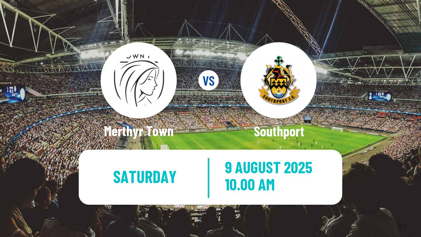 Football English National League North Merthyr Town - Southport