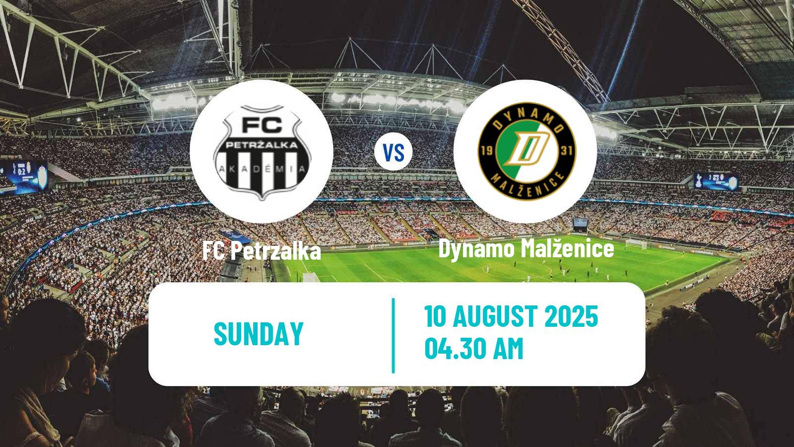 Football Slovak 2 Liga Petrzalka - Dynamo Malženice