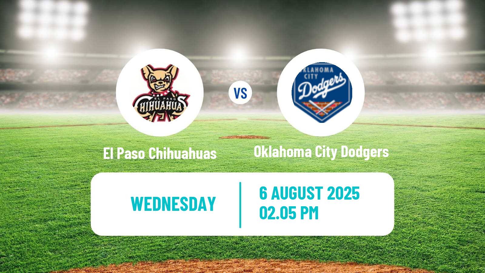 Baseball PCL El Paso Chihuahuas - Oklahoma City Dodgers