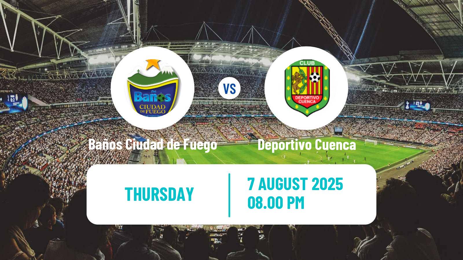 Football Ecuadorian Copa Baños Ciudad de Fuego - Deportivo Cuenca