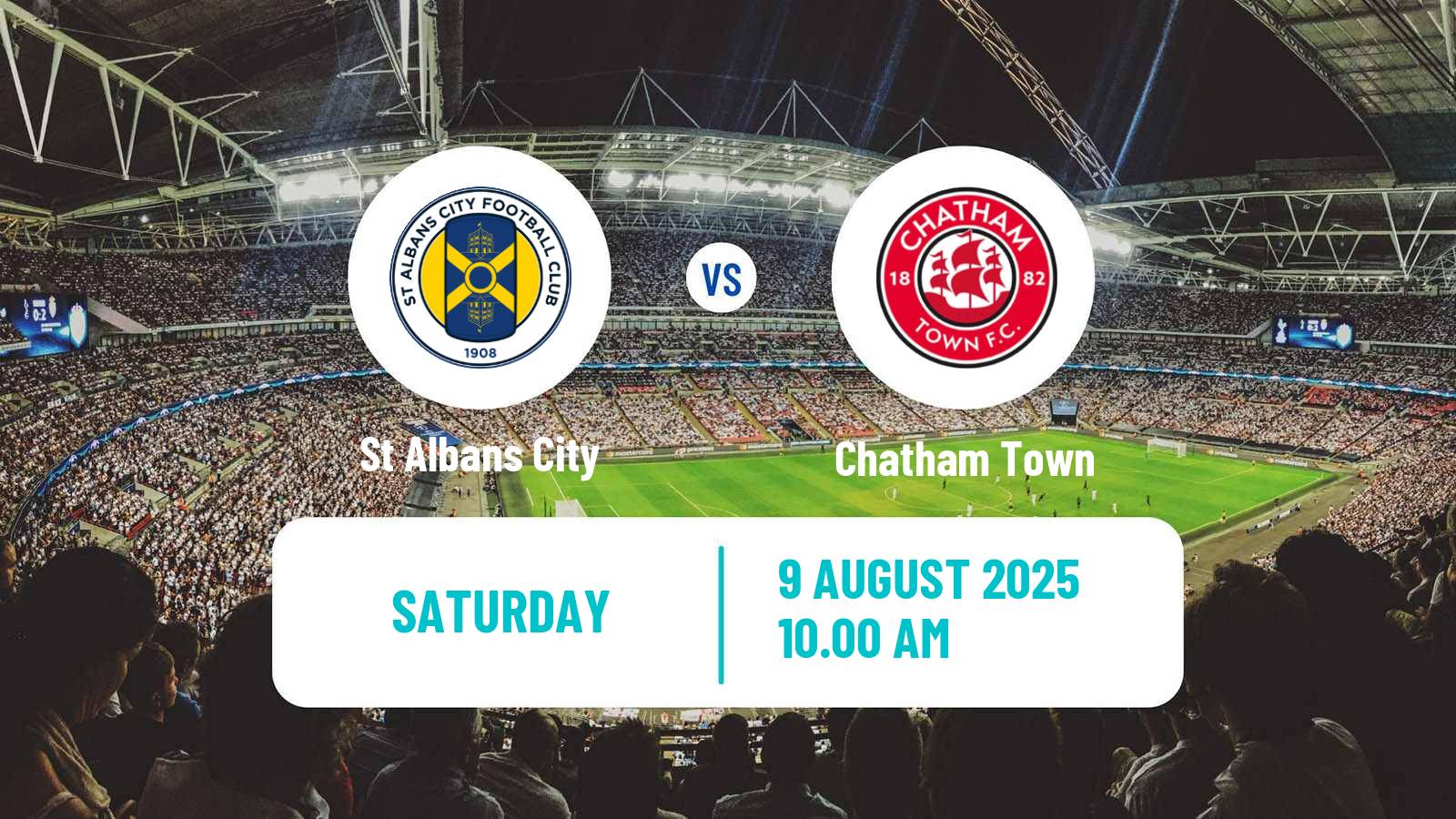 Football English Isthmian League Premier Division St Albans City - Chatham Town