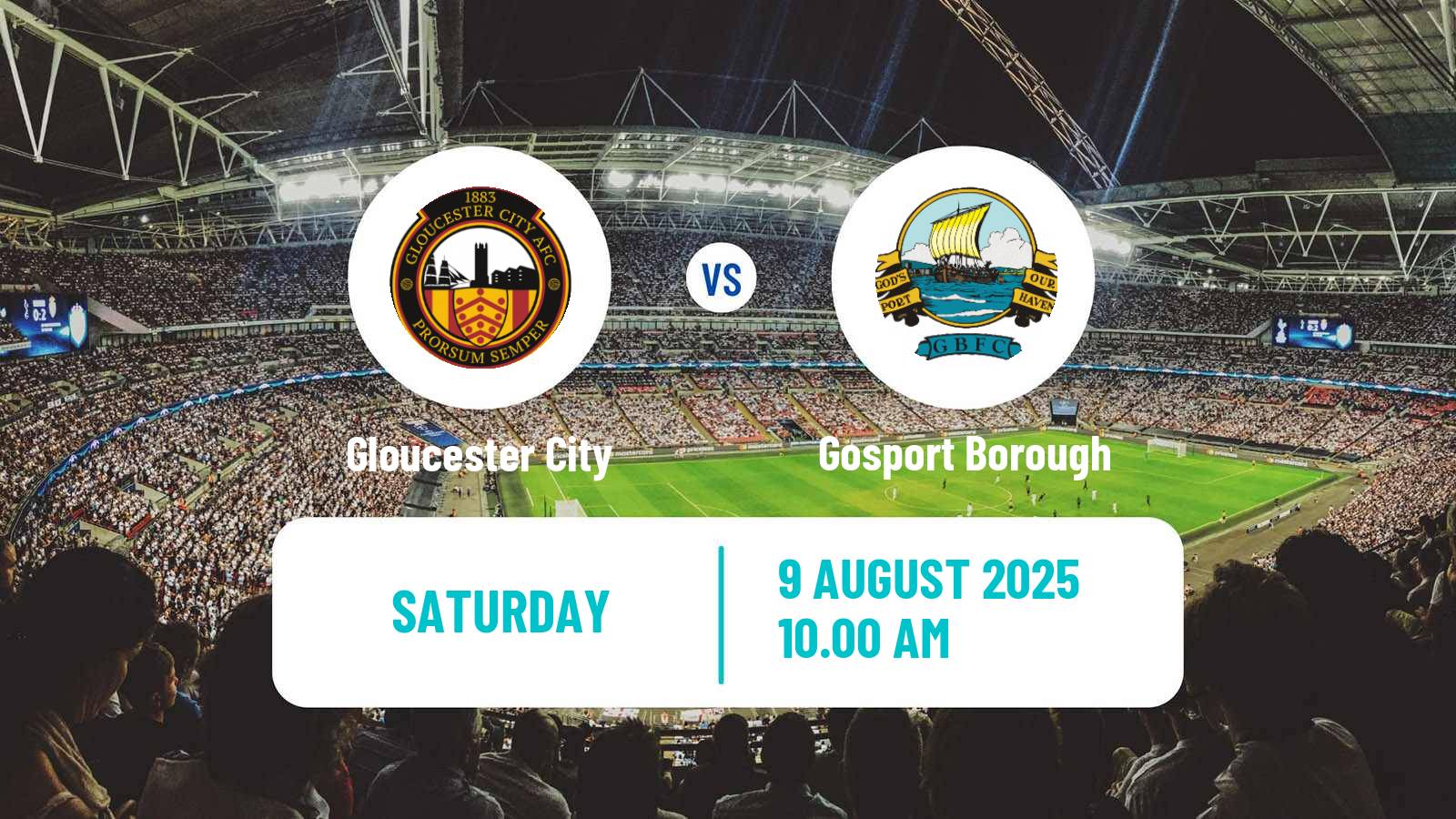 Football English Southern League South Division Gloucester City - Gosport Borough