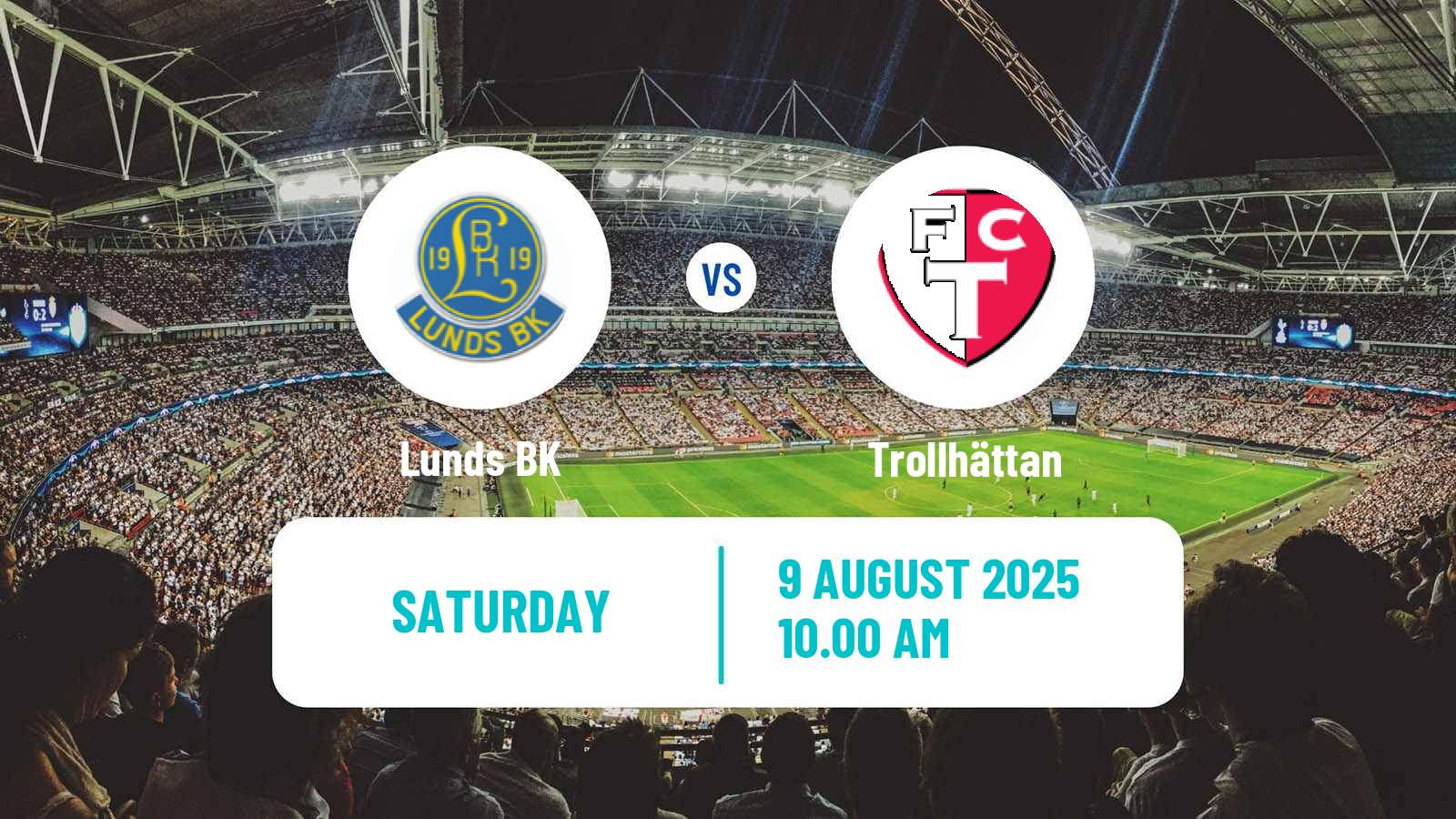 Football Swedish Division 1 Södra Lunds - Trollhättan