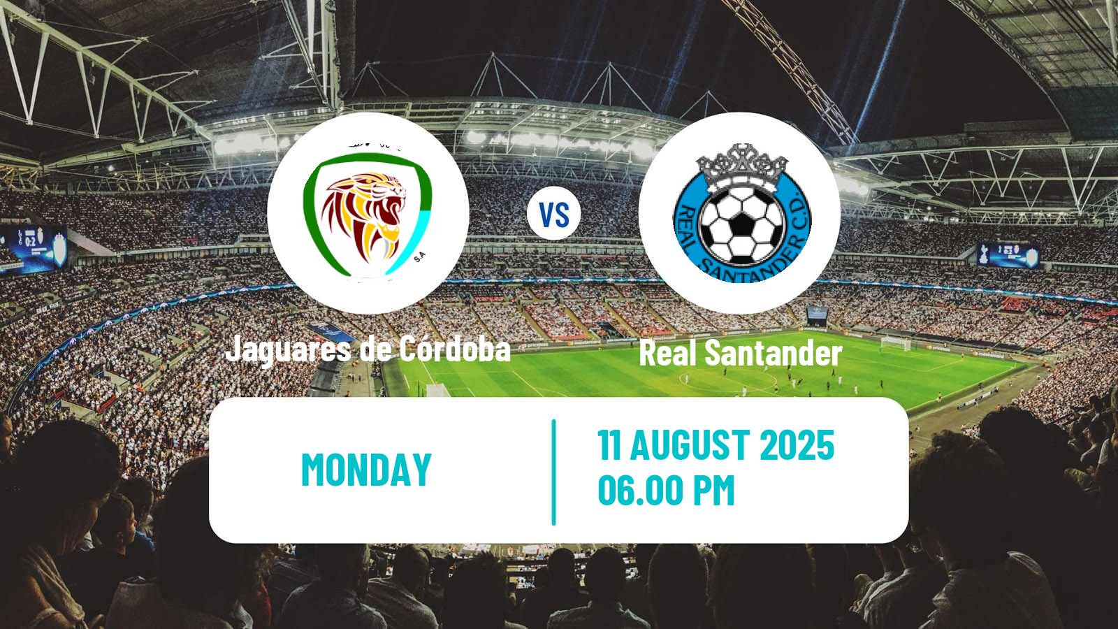 Football Colombian Primera B Jaguares de Córdoba - Real Santander