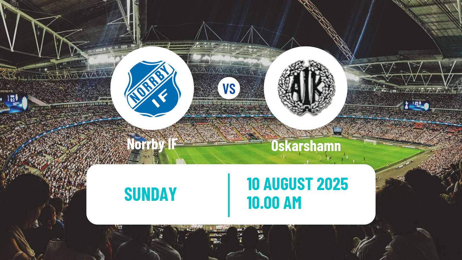 Football Swedish Division 1 Södra Norrby - Oskarshamn