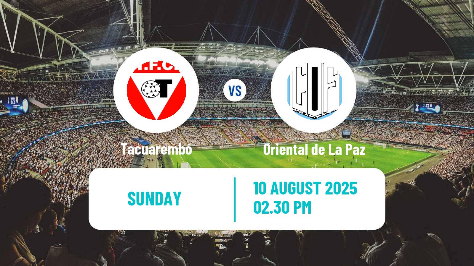 Football Uruguayan Segunda Division Tacuarembó - Oriental de La Paz