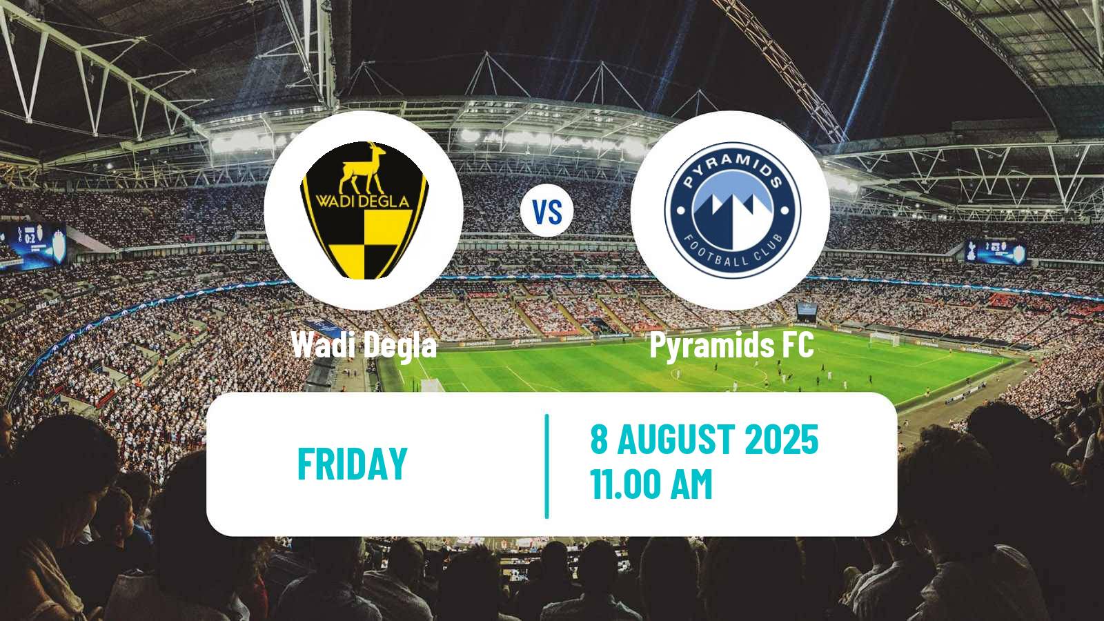 Football Egyptian Premier League Wadi Degla - Pyramids