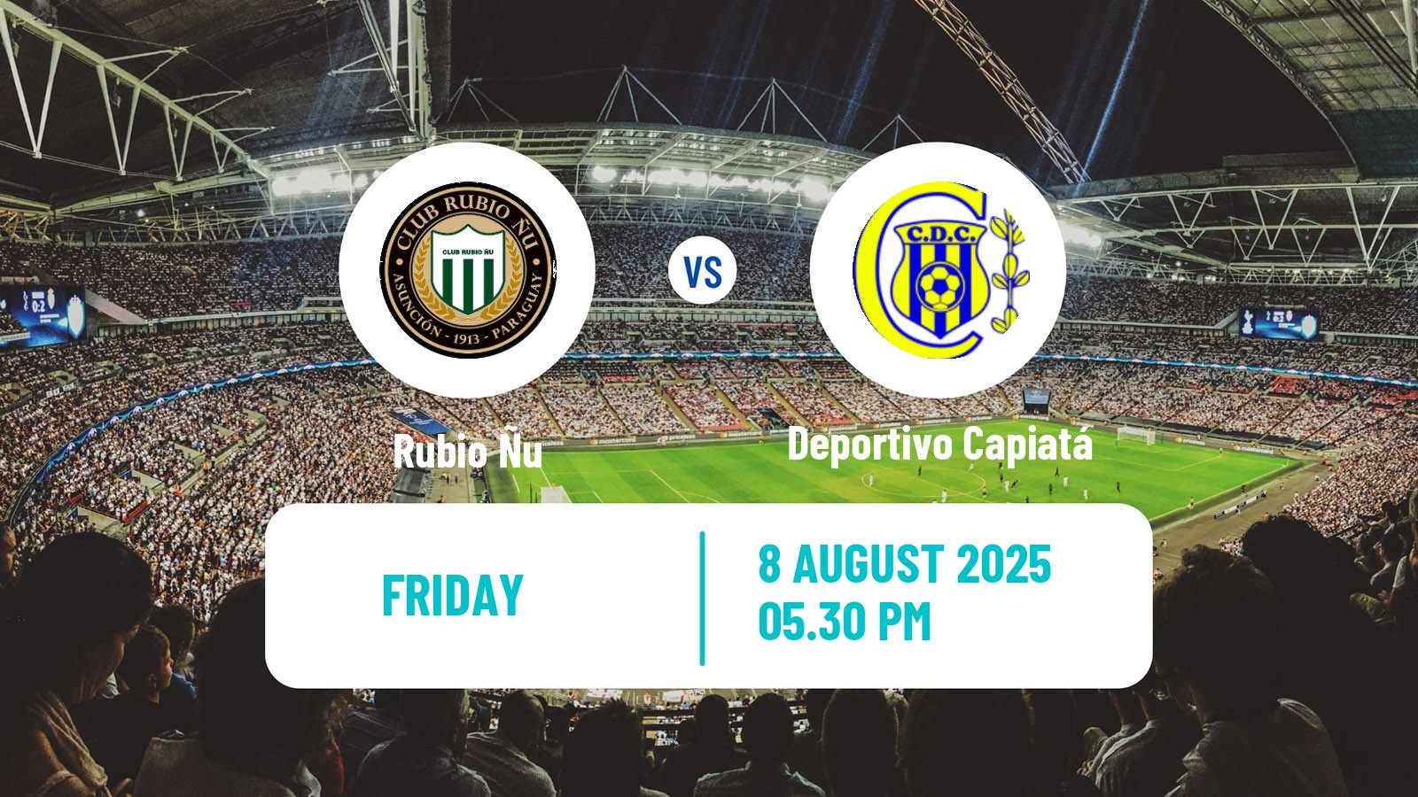 Football Paraguayan Division Intermedia Rubio Ñu - Deportivo Capiatá