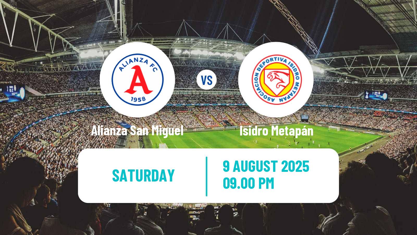 Football El Salvador Primera Division Alianza San Miguel - Isidro Metapán