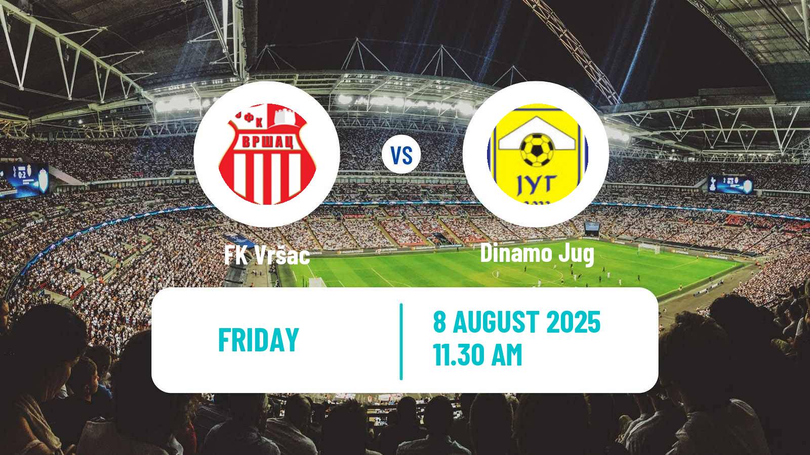 Football Serbian Prva Liga Vršac - Dinamo Jug