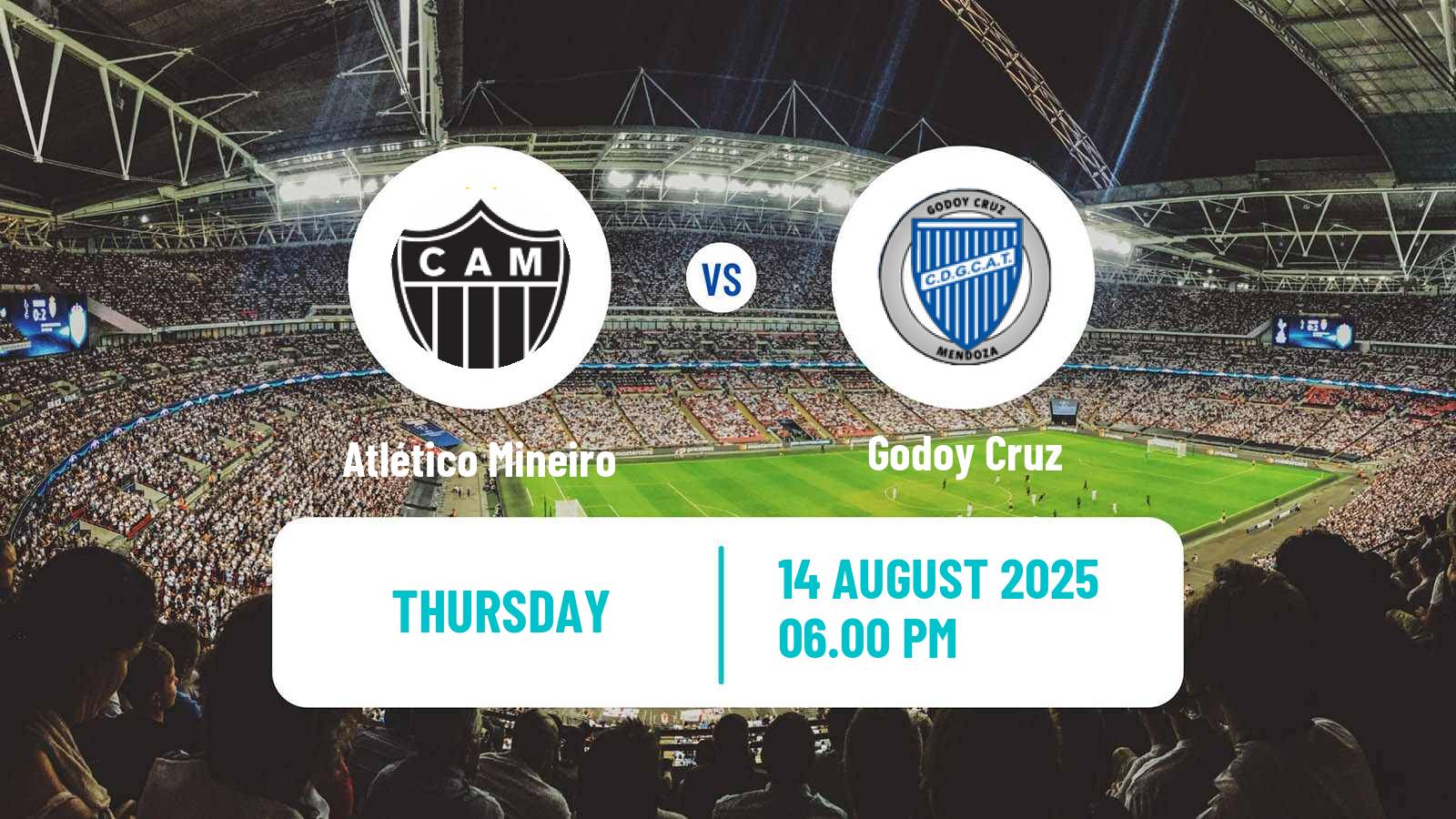 Football Copa Sudamericana Atlético Mineiro - Godoy Cruz