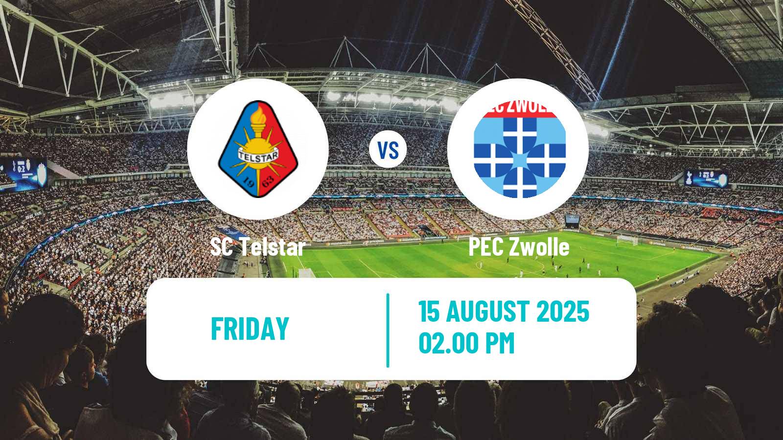 Football Dutch Eredivisie Telstar - Zwolle