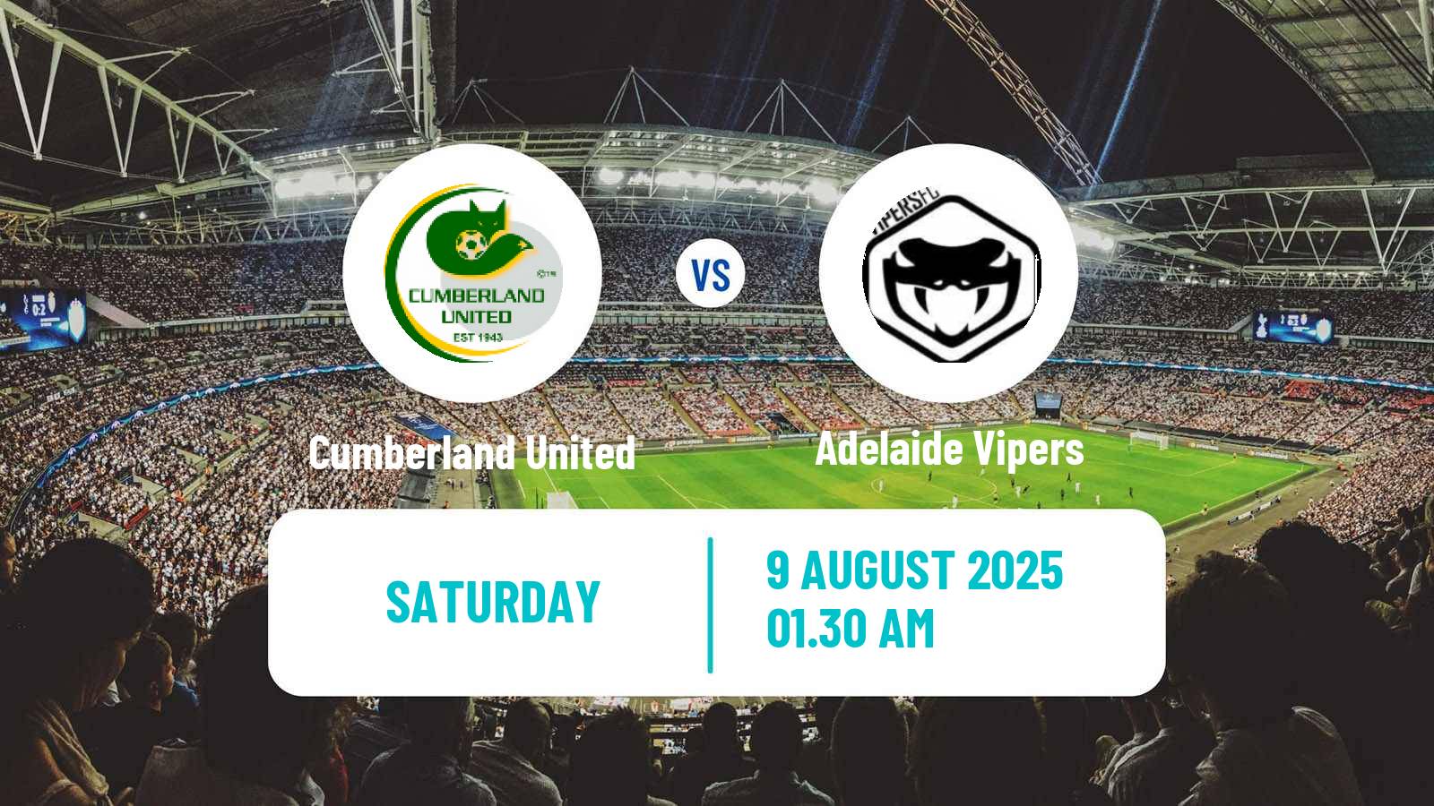 Football Australian SA State League Cumberland United - Adelaide Vipers