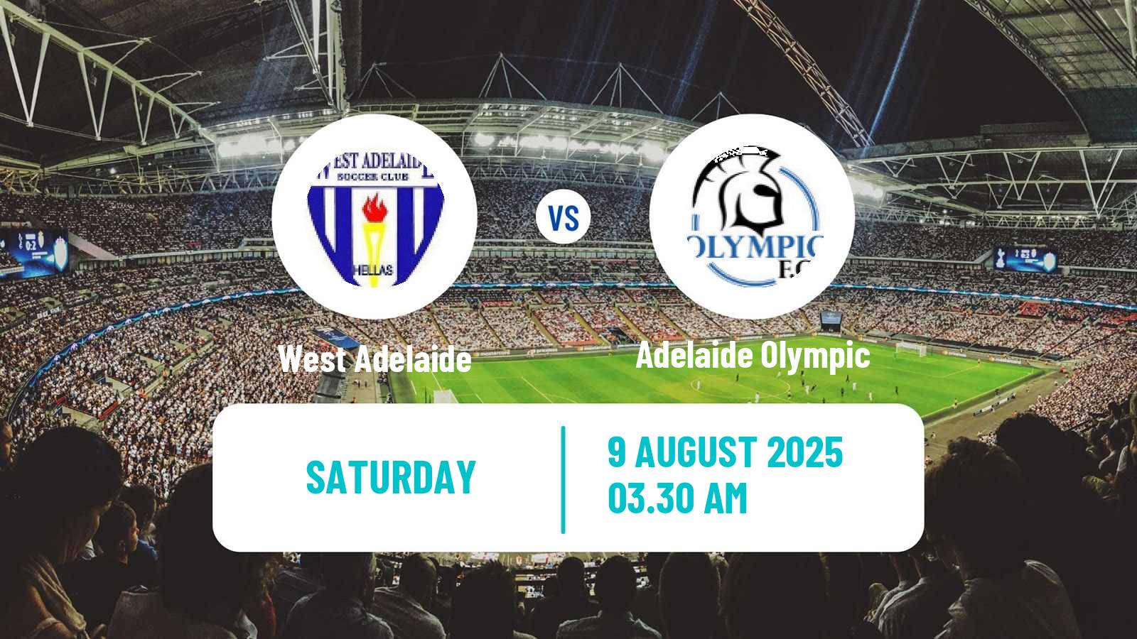 Football Australian SA State League West Adelaide - Adelaide Olympic