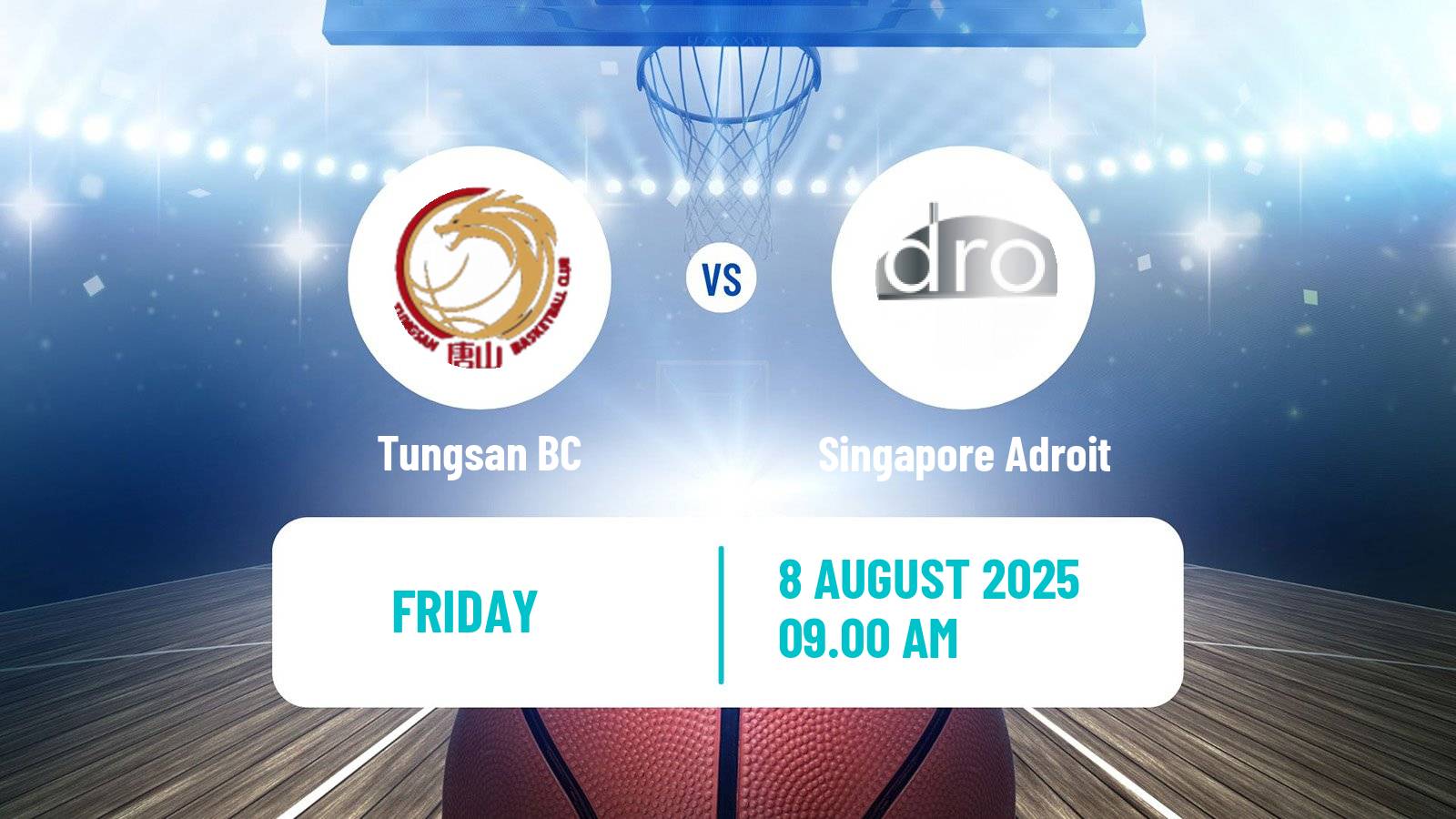 Basketball Singapore NBL Tungsan - Singapore Adroit