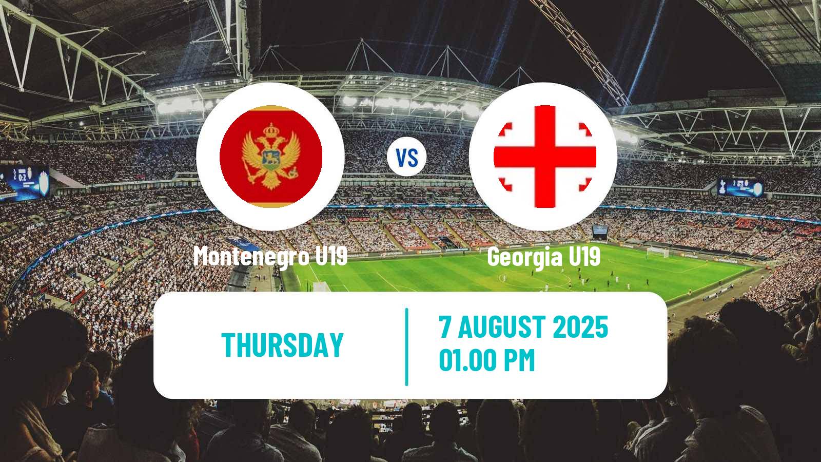 Football Friendly Montenegro U19 - Georgia U19